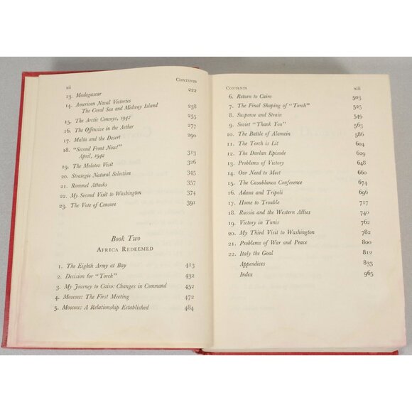 The Second World War Vol 4: The Hinge Of Fate by Winston S Churchill 1950 WWII - Picture 7 of 10